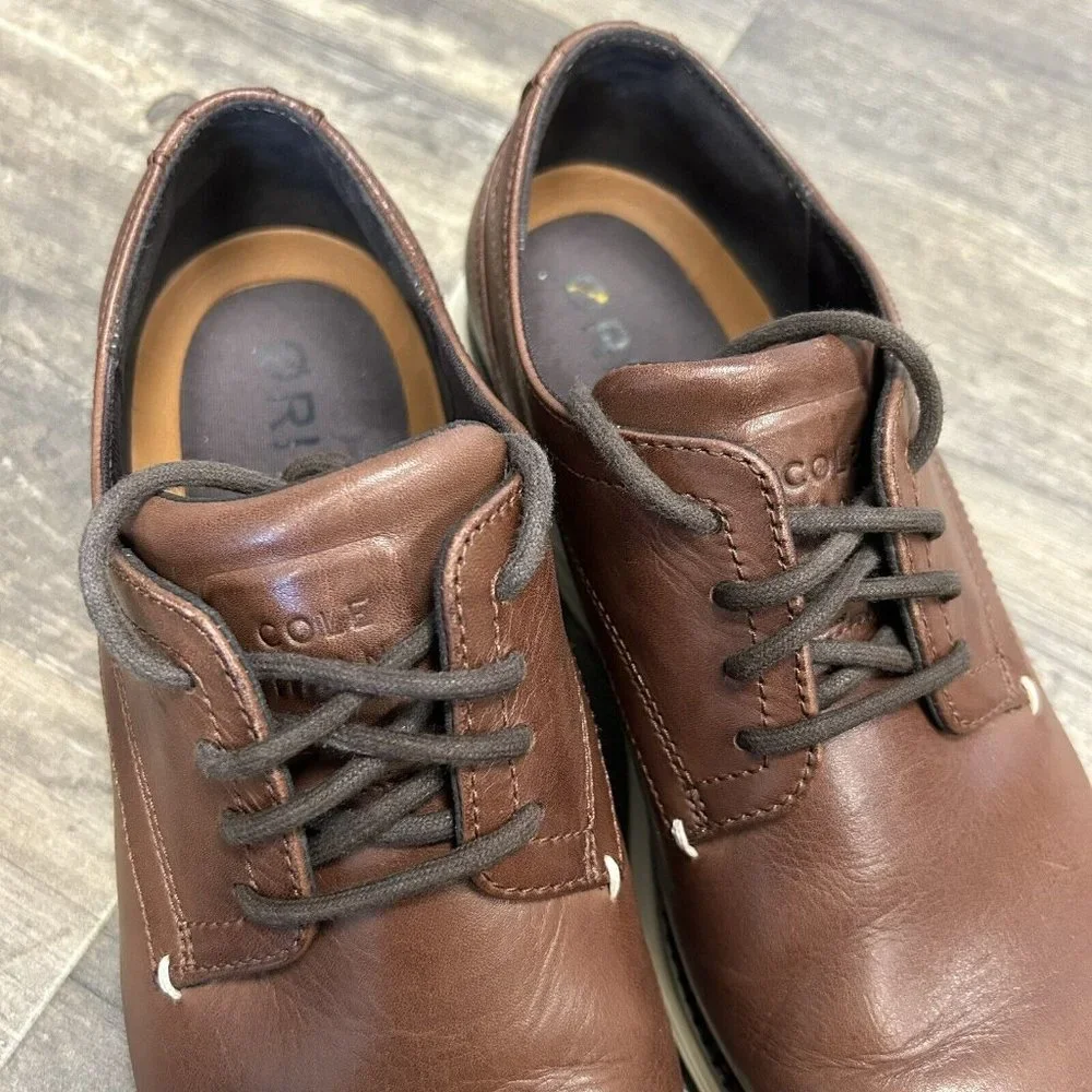 Cole Haan Shoes Men 9‎ Chestnut Originalgrand Cloudfeel Athletic Dress Oxfords
